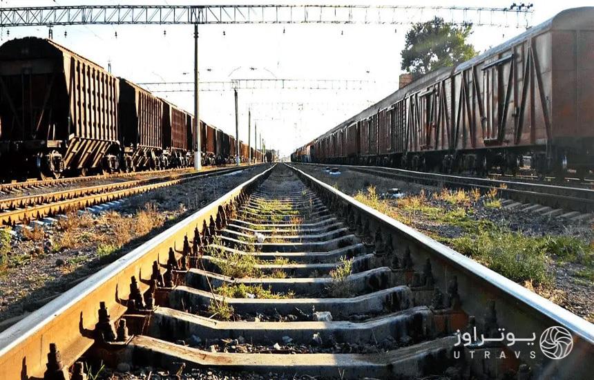 تصویری از خط راه‌آهن ارمنستان